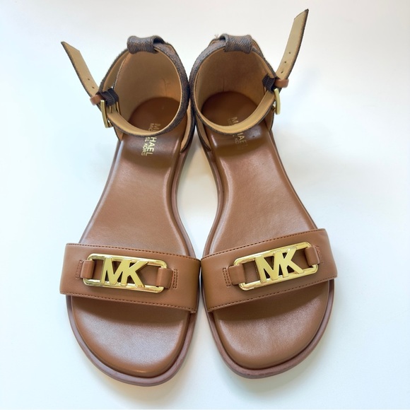 Like new! Michael Kors Camila Logo Trim Sandals – Size 6.5M - Picture 1 of 10
